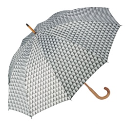 Anne Coquine プリント柄木製晴雨兼用長傘