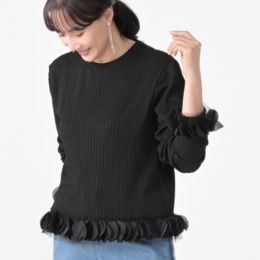 Remite サークルオーガンジープルオーバー