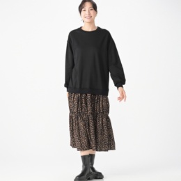 Remite プリントドッキングカットワンピース