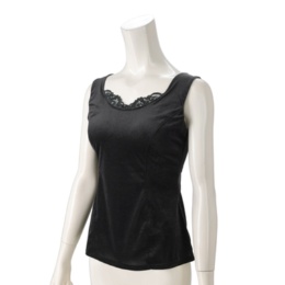  BRNYピース シャイニーベロアブラキャミ