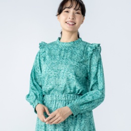 tegami プリントプルオーバー