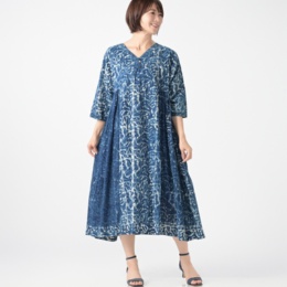 myM 藍染ワンピース