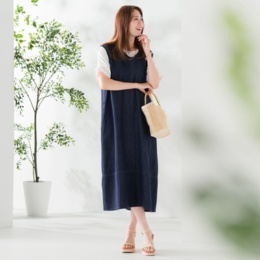 Coeur sucre しなやかデニムジャンスカ