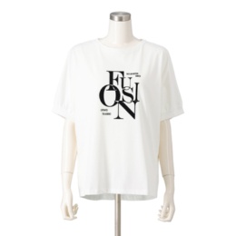 Coeur sucre 大人のフロッキーロゴTシャツ