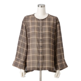 Coeur sucre シアーチェックシャツ