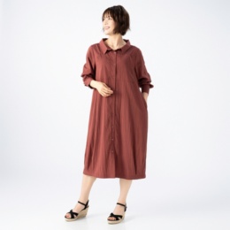 ModdedAnce ベイカーポケットコクーンシャツワンピース