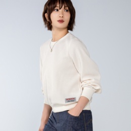 BOBSON SunSister ワッフルジャージプルオーバー