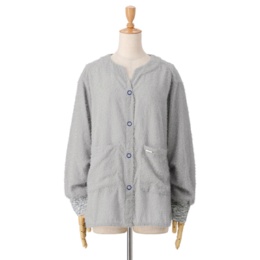 calma カットジャガードシフォン ジャケディガン