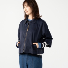 H.HOLIDAY ステッチデザインショートブルゾン