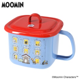 富士ホーロー ムーミンハウス キューブクック 14cm