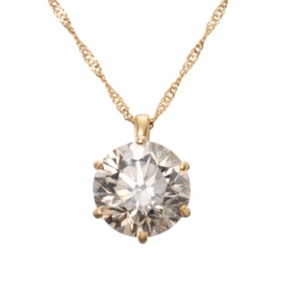 18KYG ダイヤモンド ペンダント 2.0ctUP 鑑定書付