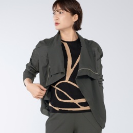 MASAGO 異素材切替ジャケット