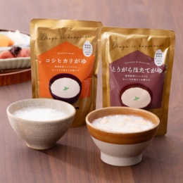 ヒカリ食品 コシヒカリ白がゆ&鶏がらホタテがゆ20パック