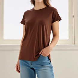 Provador 嬉しい肌心地 シルク/コットンプルオーバー