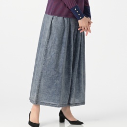 Provador スーパーライトシアーデニムワイドパンツ