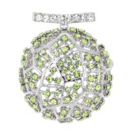 JinkaNezu クリスタルガラス フレッシュメロン ブローチ