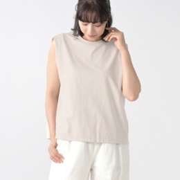UNFILO レイヤードフロントTスリーブレス