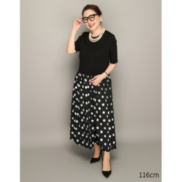 Anne Coquine 選べる着丈切替え軽量ワンピース