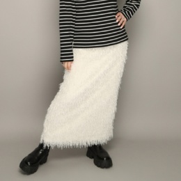  Anne Coquine ツッキリジャカードロングタイトスカート