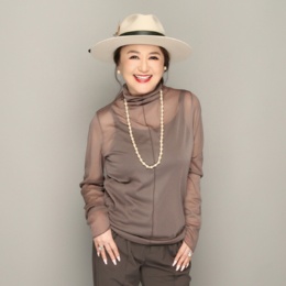 Anne Coquine ジャパンクオリティトリコットシアープルオーバー