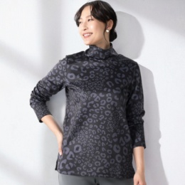 BOUTIQUE JUNKO レオパード柄プルオーバー