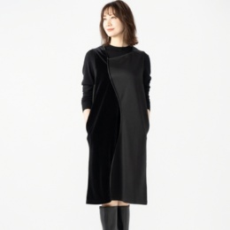 BOUTIQUE JUNKO カーブ切替ジャンパースカート