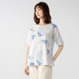 Ciel Lavie 高島ちぢみプルオーバー