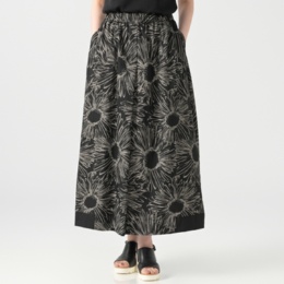 HELA フラワープリントロングスカート