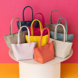 Anne Coquine イタリアンシュリンクレザートートバッグ