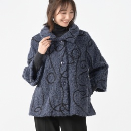 Monte Milano 立体刺繍軽量モッサコート