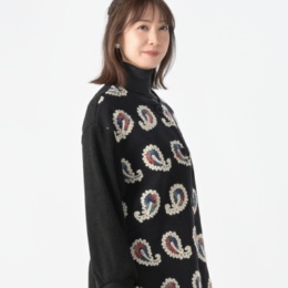 Monte Milano 立体刺繍ロングカーディガン