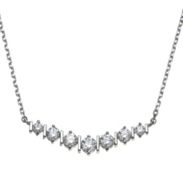 PT Dカラー ダイヤモンド デザインネックレス 計0.5ctUP