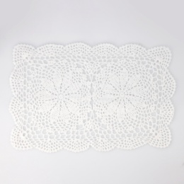 LUMIDA 敷物ドイリー スクエアタイプ 約縦27×横43cm