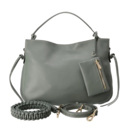 [+grace] シュリンクレザー3WAYホーボーバッグ