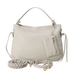 [+grace] シュリンクレザー3WAYホーボーバッグ