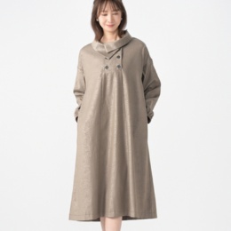 ModdedAnce カラーデザインフレアラインワンピース