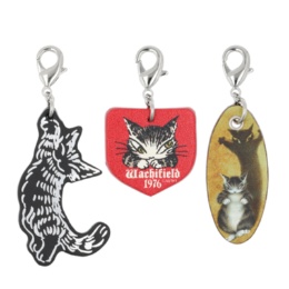 わちふぃーるど ダヤン引き手チャーム 3点セット