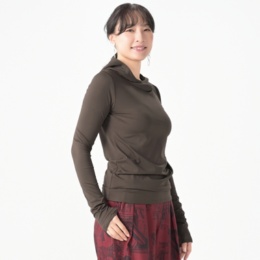 MASAGO ハイストレッチ素材フーディー