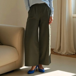 Provador 3重ガーゼ 綿100%ワイドパンツ