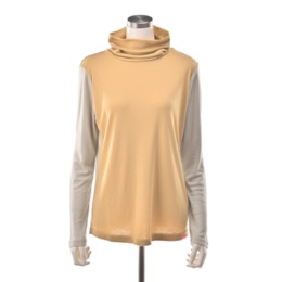  KiKKi 配色ハイネックインナー