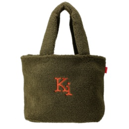 KiKKi モコモコ刺繍入りトートBAG