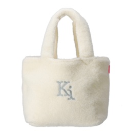 KiKKi モコモコ刺繍入りトートBAG