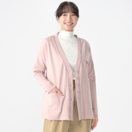 KidsAngel ゆったりシルエットハーフミラノカーディガン