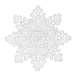 LUMIDA 敷物ドイリー スノーフレークタイプ 直径約29cm