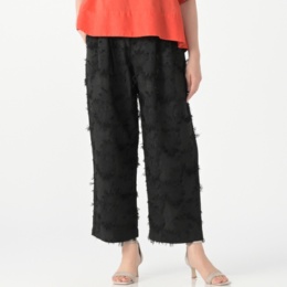 BLUE POOL ROAD カットジャガードフラワーイージーパンツ