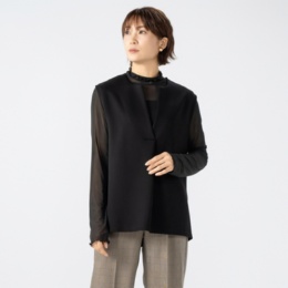 Beauty Fit チュールプルオーバー&ジレアンサンブル