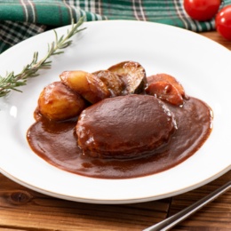 北海道シマチク 本格煮込みハンバーグ 4パック