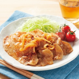 北海道シマチク 温めるだけ!豚ロース肉の生姜焼 4p