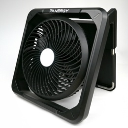 ソーラーパネル内蔵 屋外でも使えるワイヤレス扇風機