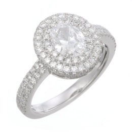 PT D/IF オーバルブリリアントダイヤモンドリング0.7ctUP